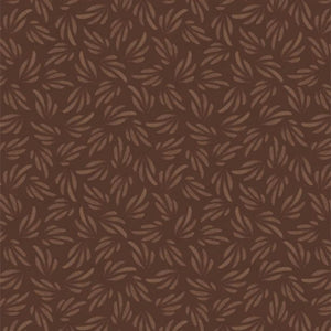 brown, Chickadee Charm Collection Tonal Petals Cotton Fabric 27731