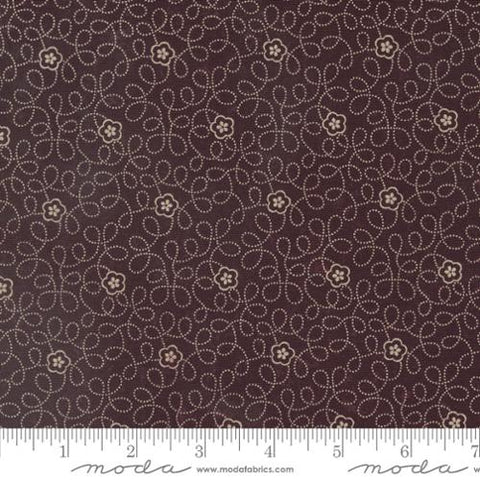 Daisy Lane Collection Petal Path Cotton Fabric 9762 brown