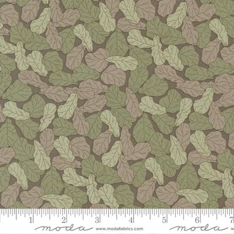 brown, Potted Collection Leaf Blenders Cotton Fabric 26144