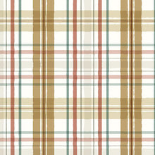 Season's Study Collection Plaid Cotton Fabric 17841 brown