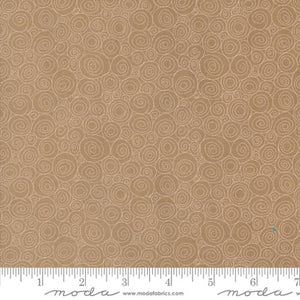 Brown, Sunday Brunch Collection Grits Cotton Fabric 30758