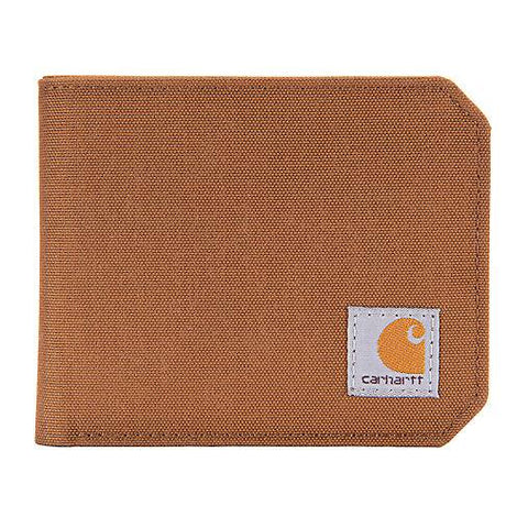 brown, Nylon Duck Bifold Wallet B0000660