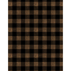 Red & Black Buffalo Check Flannel Fabric, Pattern Fabric, 100% Cotton,  Blankets Fabric, Fabric by the yard, Home accents fabric