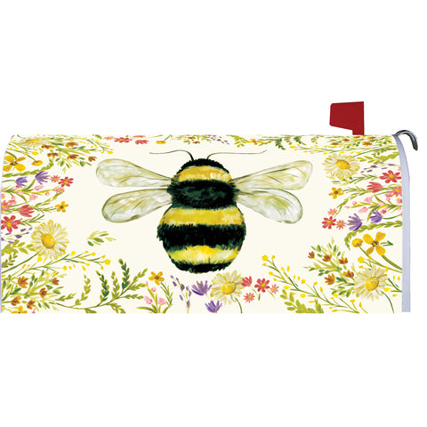 Large mailbox cover showing Bumblebee