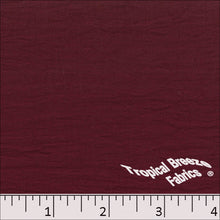 Burgundy, Dream Crepe Stretch-Dyed Polyester Fabric 07940