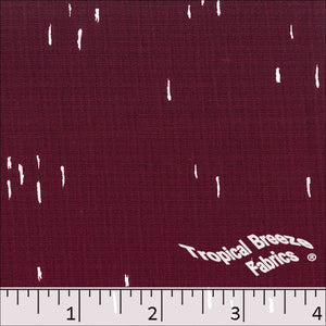 Linen Crepe Speckled Crepe Polyester Fabric 048424 burgundy