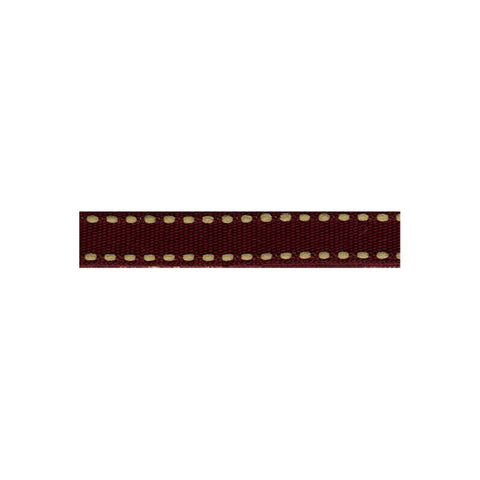 Burgundy ribbon