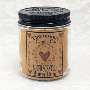 Butter Rum jar candle