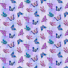 Fancy Glass Cotton Fabric Collection 29 butterflies