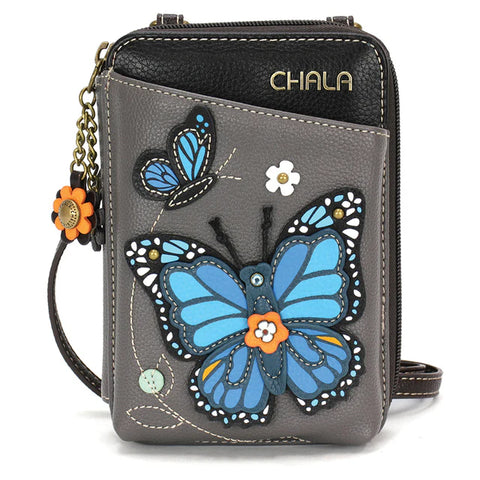 blue butterfly, Wallet Crossbody 850