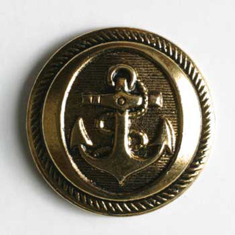Gold anchor button