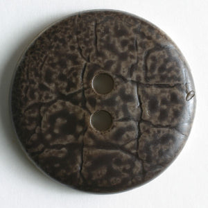 Brown leather look button