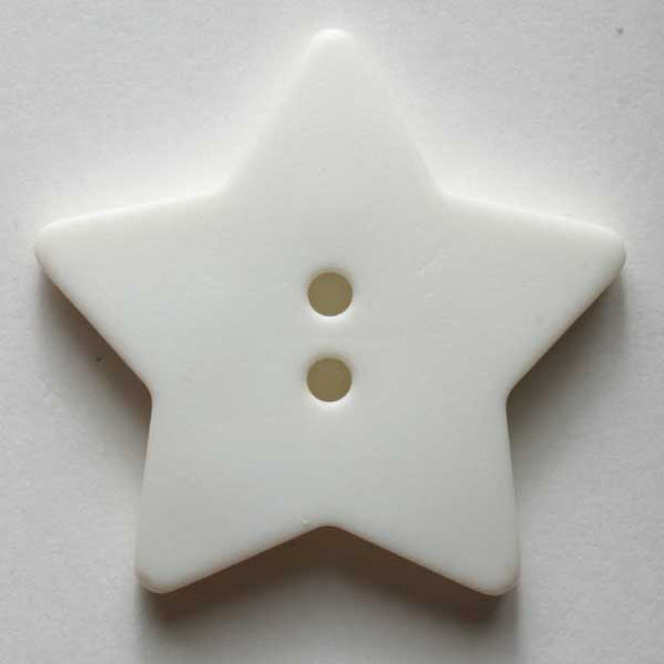 5 Point Star Sew Through Button 2 Pack