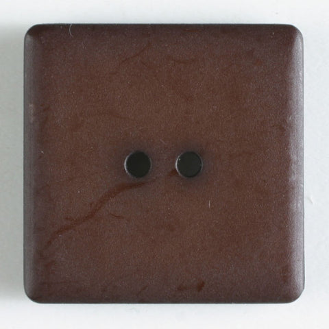 Large Square Buttons 2 Pack Brown