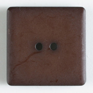 Large Square Buttons 2 Pack Brown