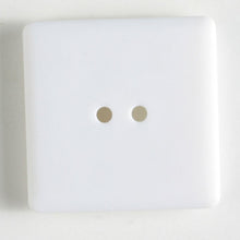 Large Square Buttons 2 Pack White