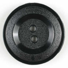 Black Round Bordered 2 Hole Buttons