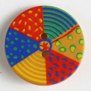 Colorful pinwheel button