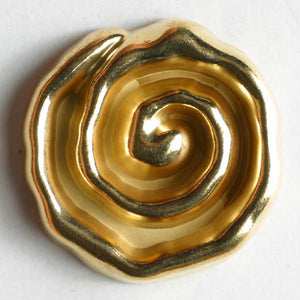 Gold rose button