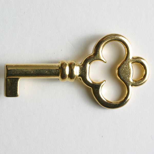 Gold charm key