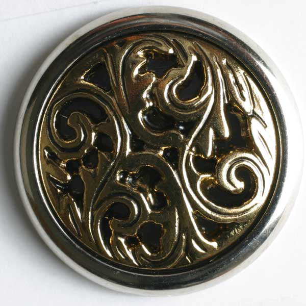 Antique gold button