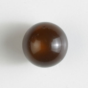 Dark brown pearl button