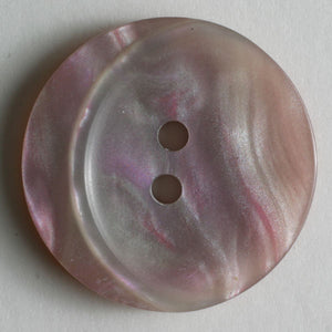 Round Marble Crescent Buttons 2 Pac Plum