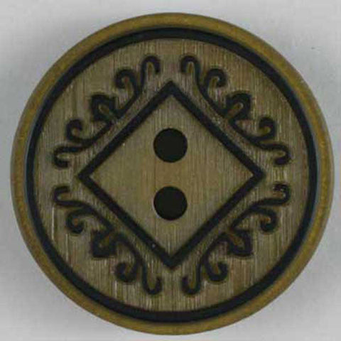 Round sew thru buttons with design
