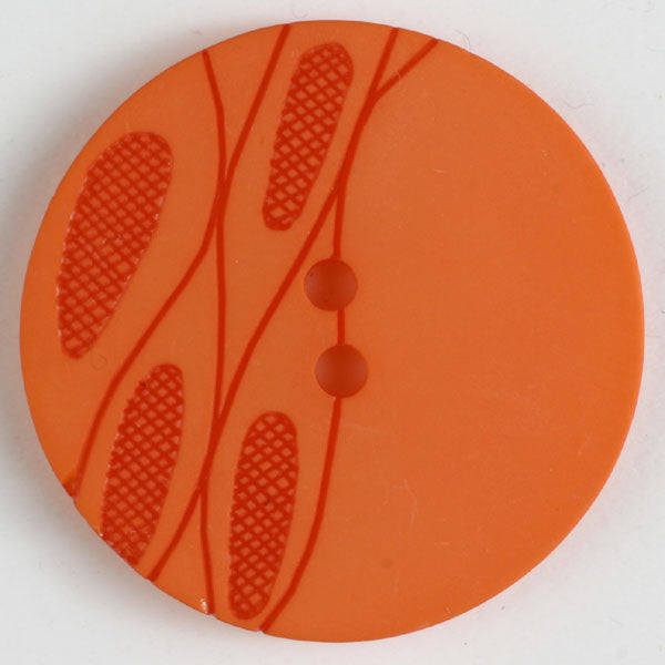 Round Orange Buttons with Design