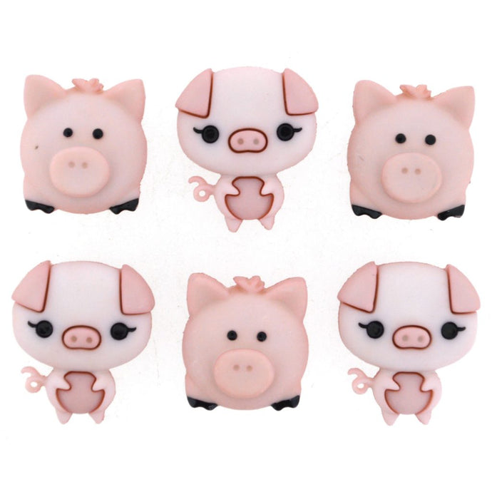 Pig buttons