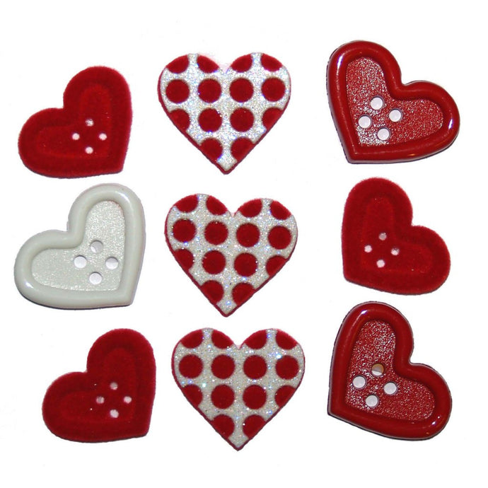 Heart buttons