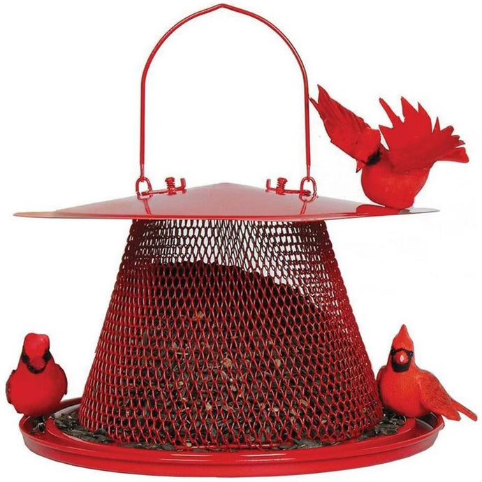Mesh Cardinal Wild Bird Feeder C00322