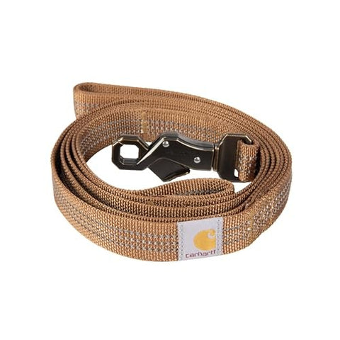 Carhartt Dual Handle Dog Leash in Carhartt Brown