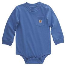 Electric Blue Lemonade Long-Sleeve Pocket Bodysuit