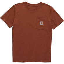 Carhartt Brown Children's Short-Sleeve Pocket T-Shirt CA6375