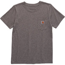 Charcoal Heather Children's Short-Sleeve Pocket T-Shirt CA6375