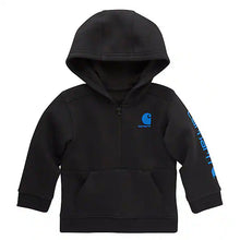 Caviar Black Boys' Long-Sleeve Half-Zip Sweatshirt CA6434