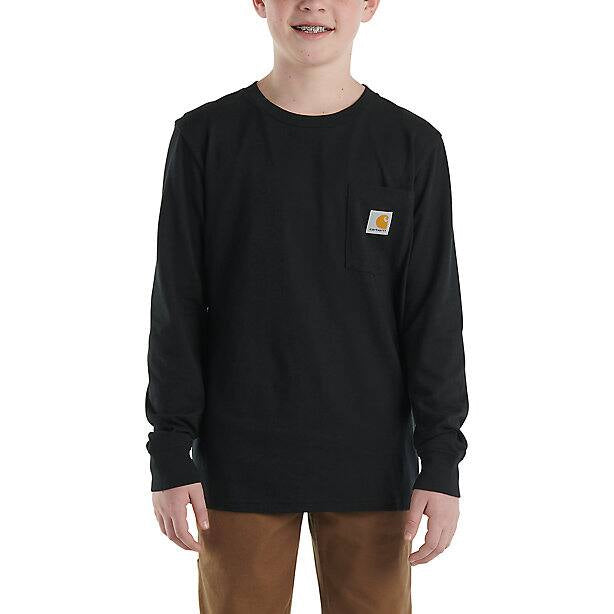 Boys' Long-Sleeve Pocket T-Shirt CA6448