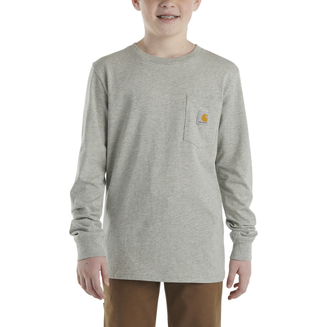 Boys' Long-Sleeve Fish Pocket T-Shirt CA6450