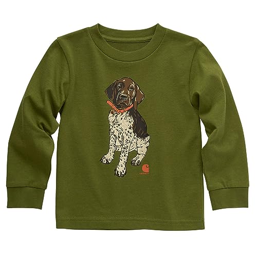 Boys' Long-Sleeve Puppy T-Shirt CA6463