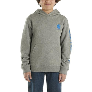 Charcoal Boys' Long-Sleeve Graphic Sweatshirt CA6469