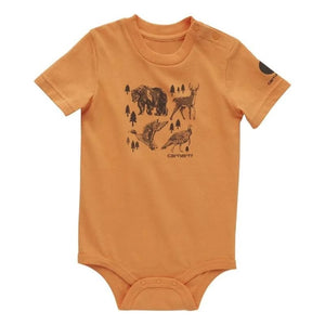 Baby Boys' Short-Sleeve Wildlife Bodysuit CA6496