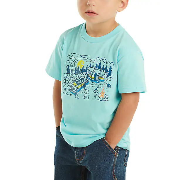 Baby Boys' Short-Sleeve Camping T-Shirt CA6508