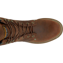 Top view of lace-up Carolina work boot CA9821.