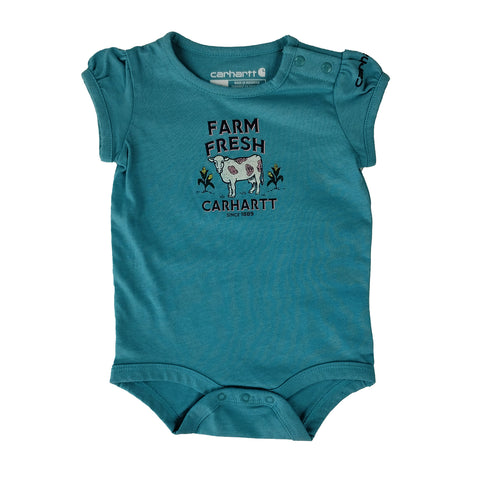 Girl Short Sleeve Farm Fresh Bodysuit CA9853