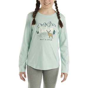 Girls' Long-Sleeve Explore T-Shirt CA9968