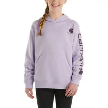 Lavender Girls' Long-Sleeve Graphic Sweatshirt