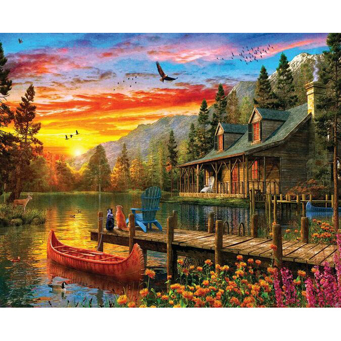 Cabin Evening puzzle