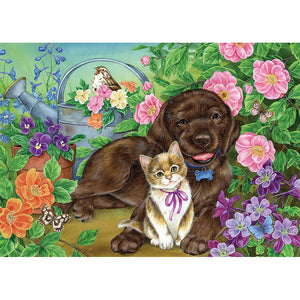Calico and Chocolate 35-Piece Tray Puzzle 58916