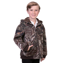 Camo Youth Sherpa Lined Fleece Hoodie K1179